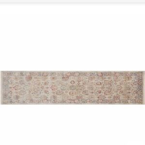 MODAVARI NWT Cora runner rug -8x2 -ivory ocean